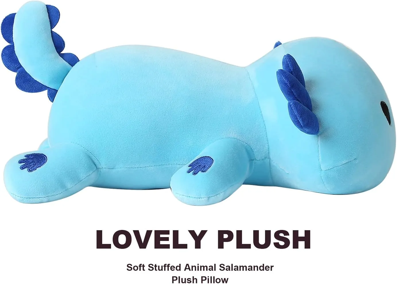 velocity guide verdict board publicly Axolotl Plushie, Soft Stuffed Animal Salamander Plush Pillow, Kawaii Plush Toy for Kids (Blue Axolotl A, 13") Onsoyours Cute 