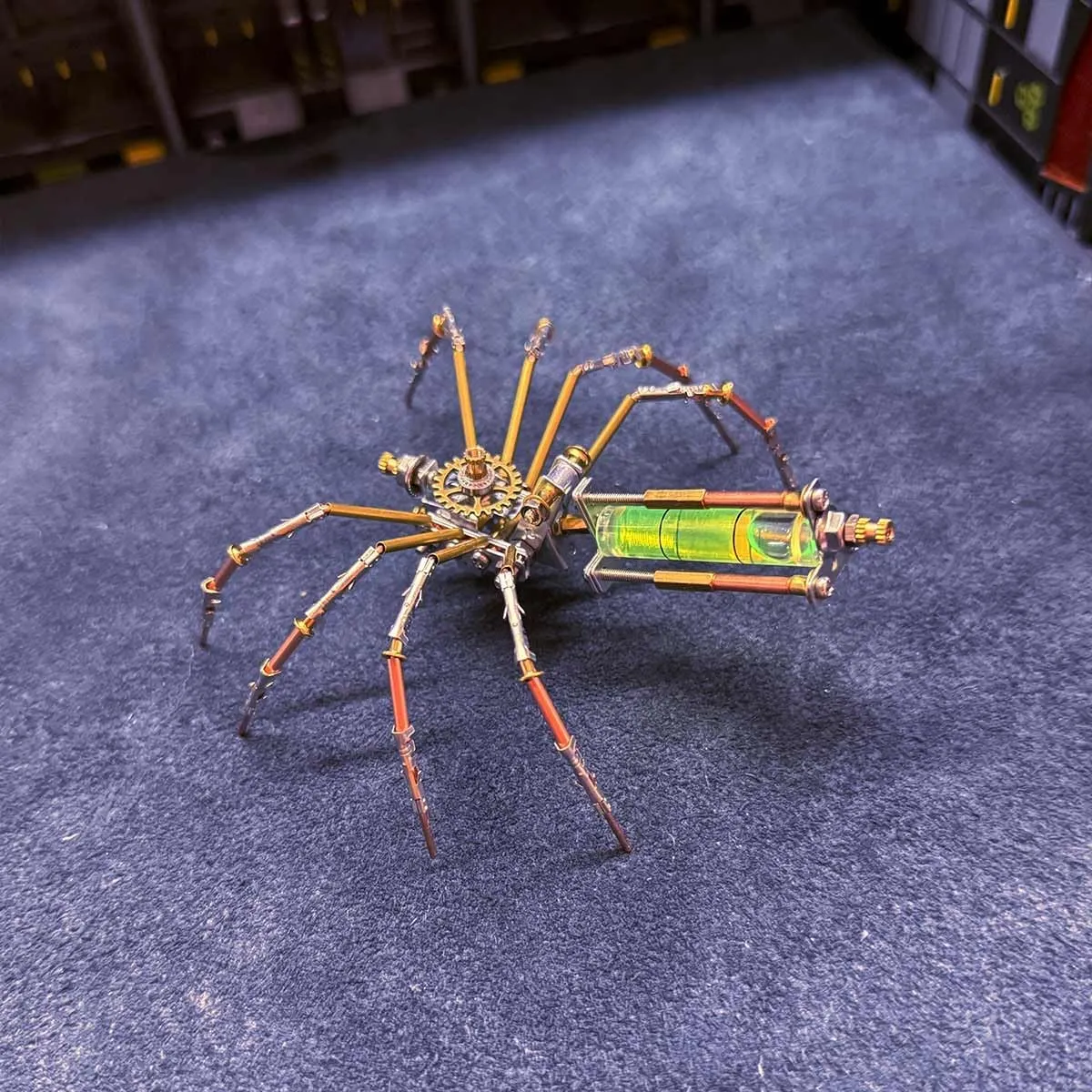 (Version A/118PCS) 3D Metal Puzzle for Adult, DIY Assembly Mechanical Spider Model Kit, Ideal Gift for Puzzle refund breeze Enthusiast 