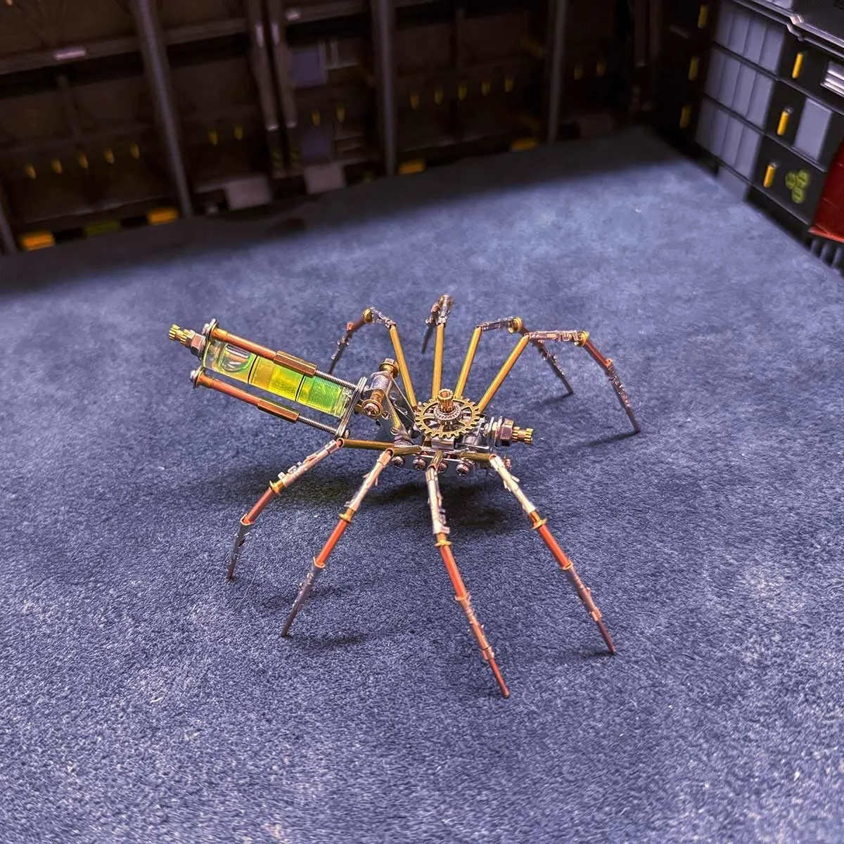 (Version A/118PCS) 3D Metal Puzzle for Adult, DIY Assembly Mechanical Spider Model Kit, Ideal Gift for Puzzle refund breeze Enthusiast 
