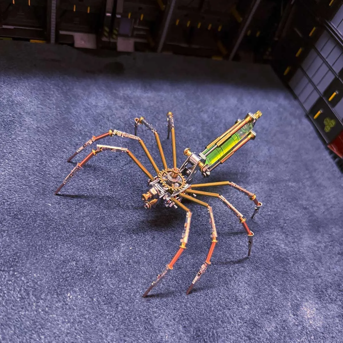 (Version A/118PCS) 3D Metal Puzzle for Adult, DIY Assembly Mechanical Spider Model Kit, Ideal Gift for Puzzle refund breeze Enthusiast 