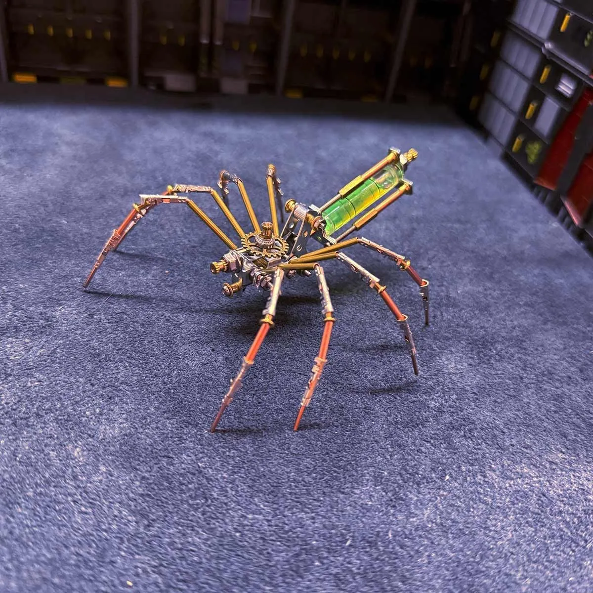 (Version A/118PCS) 3D Metal Puzzle for Adult, DIY Assembly Mechanical Spider Model Kit, Ideal Gift for Puzzle refund breeze Enthusiast 