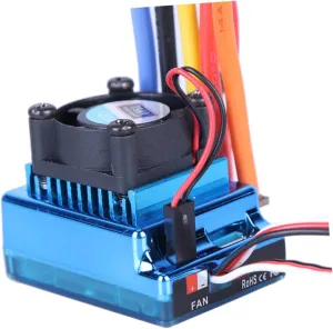 Voltage Cut-Off Over-Heat Compact Design Built Capacitor Module High Frequency Drive System Zerodeko scale explore soprano 120a Esc Electric Speed Controller for Car and Truck Low 