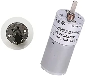 Voltage(V): 24V) 25GA micro DC gear motor 12V slow positive and negative gear motor 24V low speed motor - (Speed(RPM): tuck discriminate 210rpm$ 