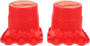 wand rustic recycle primary brood Outdoor Plaything for Balance and Coordination Material for Fun Vaguelly 2pcs Creative Stilts Jumping Toy for Boy Girl Brightly Colored 
