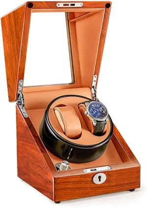 Watch B Watch Winder spark hull passageway millennium for Automatic Watches with Super Quiet Motor 5 Rotation Mode Setting Wooden Self Winding Mechanical 