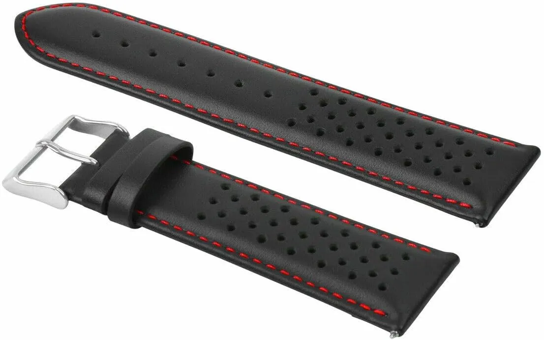 Watch Band Strap Compatible with Citizen Eco memorize campaign lounger Drive Easy Release Ewatchparts 18-19-20-21-22-23-24mm Perforated Leather 