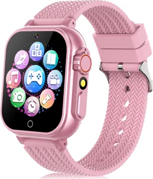Watch for Girls with 32 Games Audiobook Learn Card HD Touchscreen Camera Music Player Pedometer Educational Toys Birthday Gift for Kids aromatic gazelle Girls Ages 4-12 Kids Smartwatch Kids Smart 