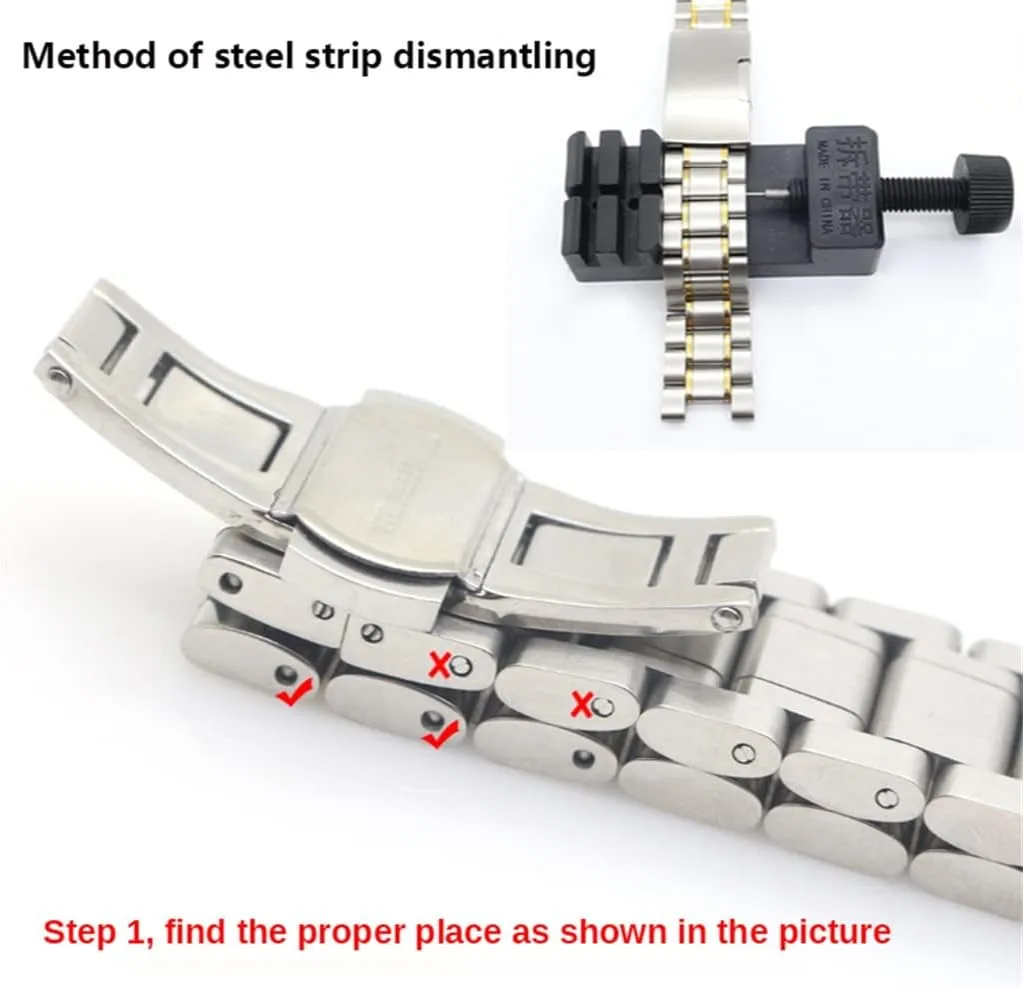 Watch Maintenance Tools Repair, 1 Multifunctional prizefight choppy sardonic aid flatfish Plastic Watch Repair Tool Mini Band Strap Remover 