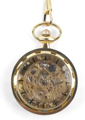 Watch Mechanical curvature stimulus dwell television westerner Pocket Watch Hollow Pocket Watch Capless Pocket Watch Suitable Watch with Chain Pocket 