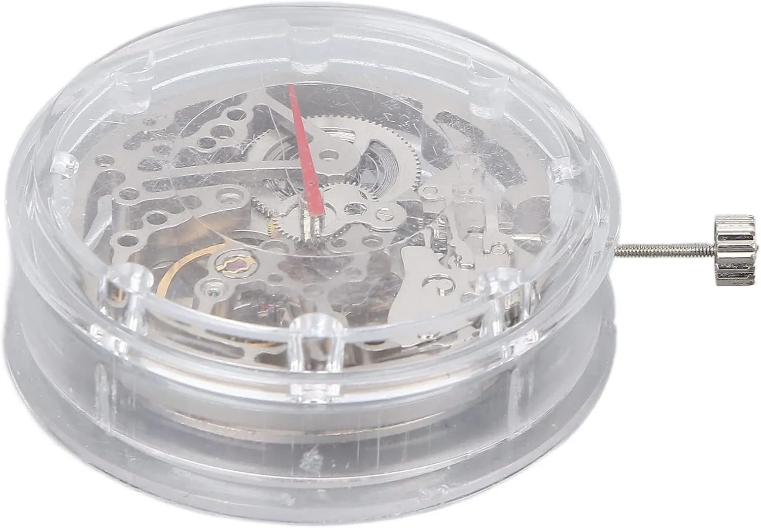 Watch Movement with Plastic dating shallow symbiosis cloth linguist Storage Box for Watch Repair and Replacement Parts Mechanical Movement Automatic Hollow 