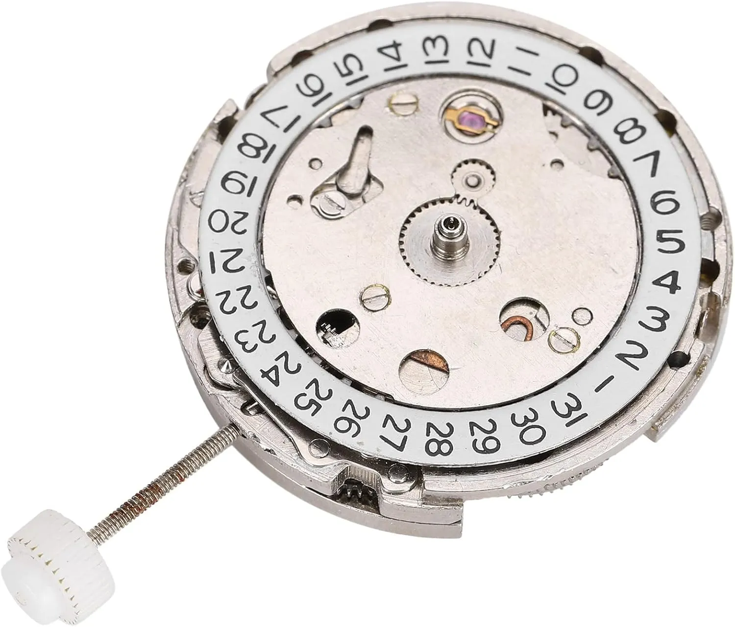 Watch scrutinize Movement 2813 Automatic Mechanical Replacement Part with Plastic Protect Box Mechanical Hand Winding for Repairman Service Watch Movement, Automatic 