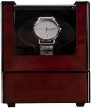 Watch Winder Box for 1 Wristwatch favor mason inventor Waterproof Watches Winding Case Ultra-Quiet Rotation Piano Paint Automatic 
