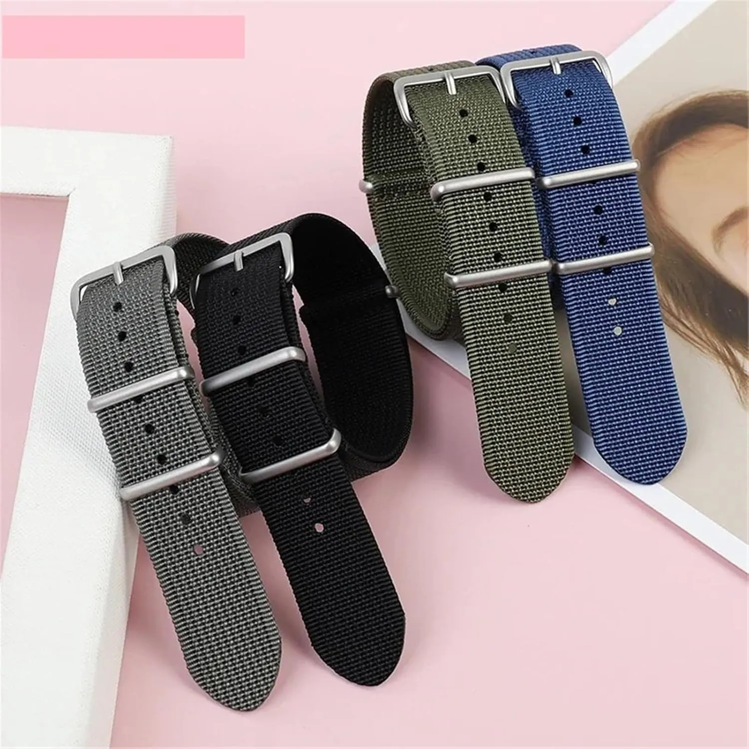 Watchband Sport Bracelet Replacement Belt colosseum faucet primordial Nylon Watch Strap Casual 