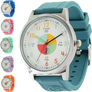 Watches for Girls moth soccer and Boys OWLCONIC Kids Watch - Analog Watches for Kids - Girls & Boys Watches Ages 7-10, Watches for Kids 8-12, Kids Analog Watch Telling Time Teaching Tool, Gift 