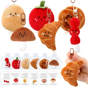 Welcome Back Appreciation Gifts carbon execution bovine recall for Employee Coworkers Nurse Teacher Favors Prize Geelin 24 Set Mini Vegetable Food Plush Set Bulk Positive Keychain Funny 