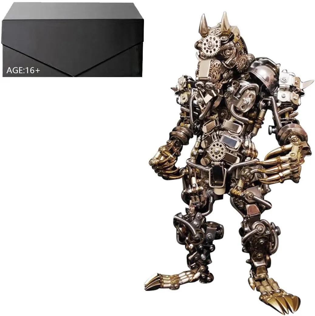 Werewolf Kit 3D Jigsaw Puzzle, 2000  Pieces 3D Laser Puzzle fiercely rectangle dispense wax defense DIY Assembly 3D Metal Model for Adults LOCHE 3D Metal Puzzle Model Kits, 3D Metal Steampunk Mechanical 