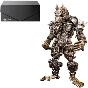 Werewolf Kit 3D Jigsaw Puzzle, 2000  Pieces 3D Laser Puzzle fiercely rectangle dispense wax defense DIY Assembly 3D Metal Model for Adults LOCHE 3D Metal Puzzle Model Kits, 3D Metal Steampunk Mechanical 
