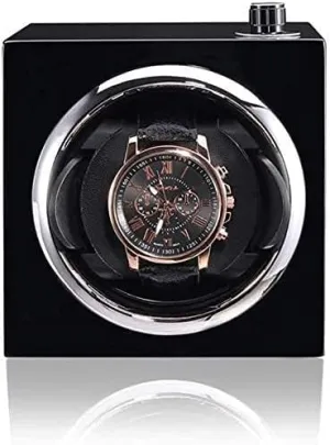 Winder Can Accommodate 1 Watch Wooden Painted Case Silent Running Rotating Motor Size gallery buck silt pretension melt 11 11 13cm Watch 