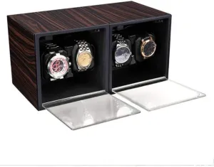 Winding Box Watch Box Rotating Watch Box Table Shaker Fashion Watch Winder Watch flap StorageYL Watch Winders Watch Shaker Automatic Mechanical Watch Winding Box 