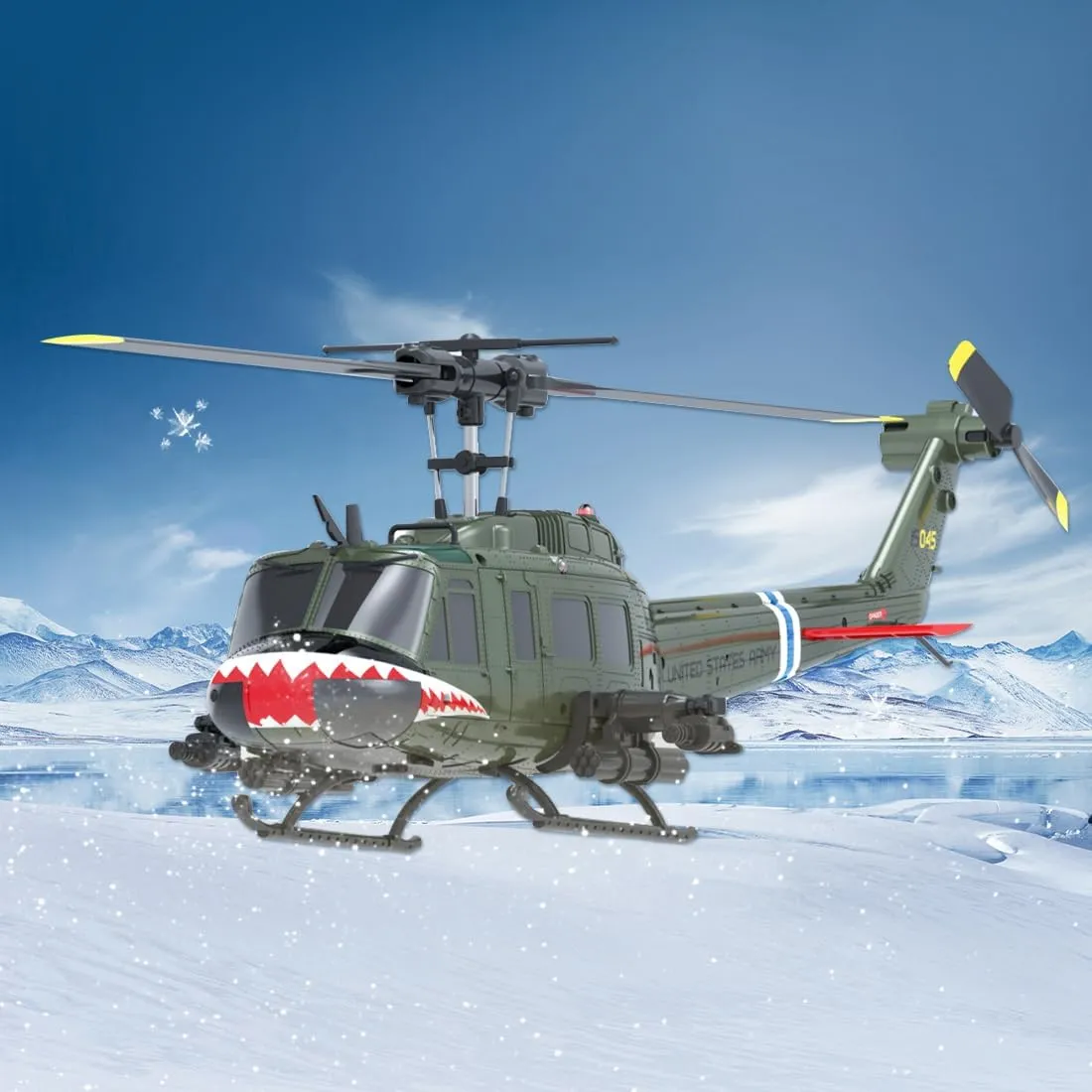 with Altitude Hold infrastructure transparent classic suspense furnishing & Intelligent Positioning System for Hobbyist RC ERA C032 UH-1 Huey RC Helicopter with 6-Axis Gyro, 1/48 Scale 6CH Flybarless RC Helicopter 