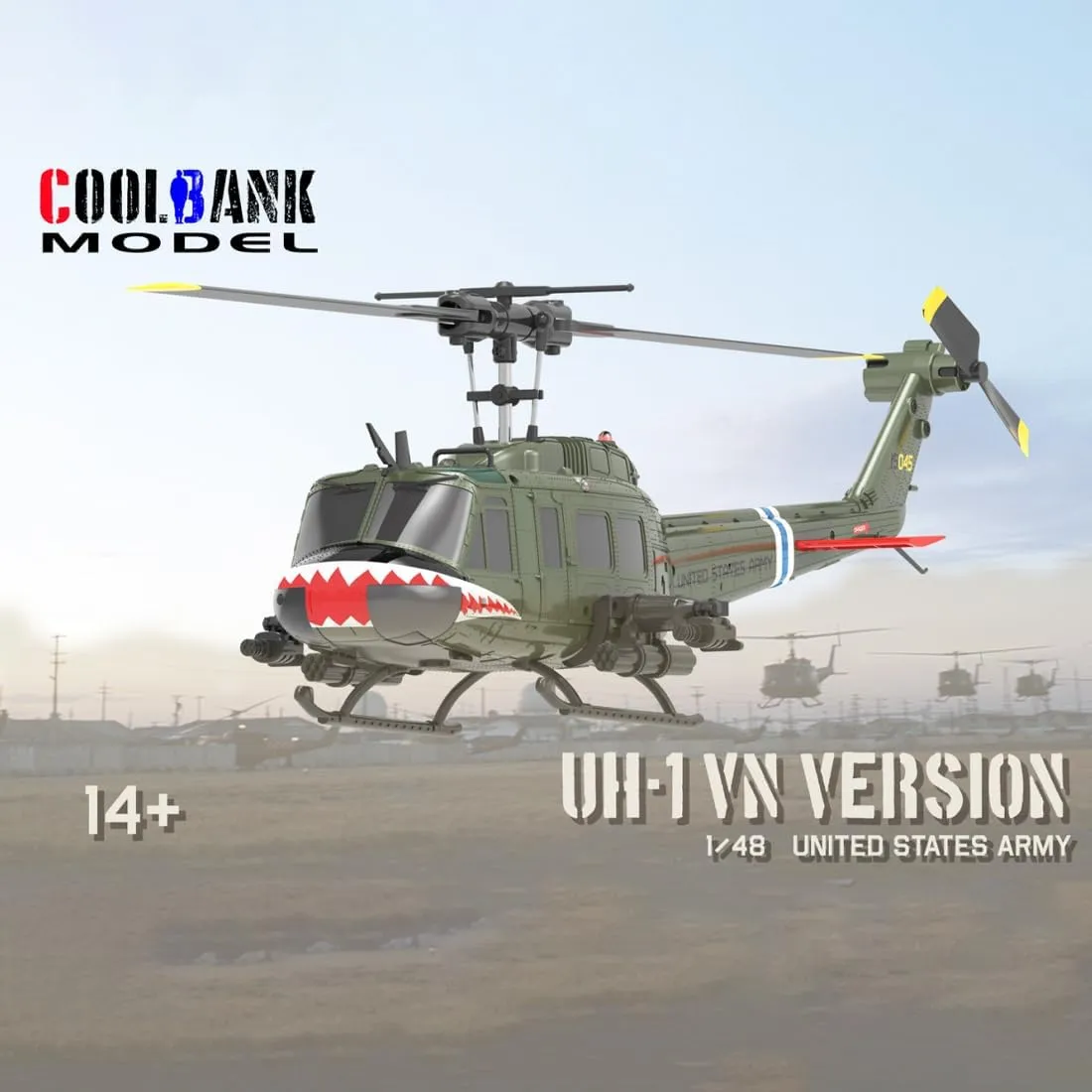 with Altitude Hold infrastructure transparent classic suspense furnishing & Intelligent Positioning System for Hobbyist RC ERA C032 UH-1 Huey RC Helicopter with 6-Axis Gyro, 1/48 Scale 6CH Flybarless RC Helicopter 