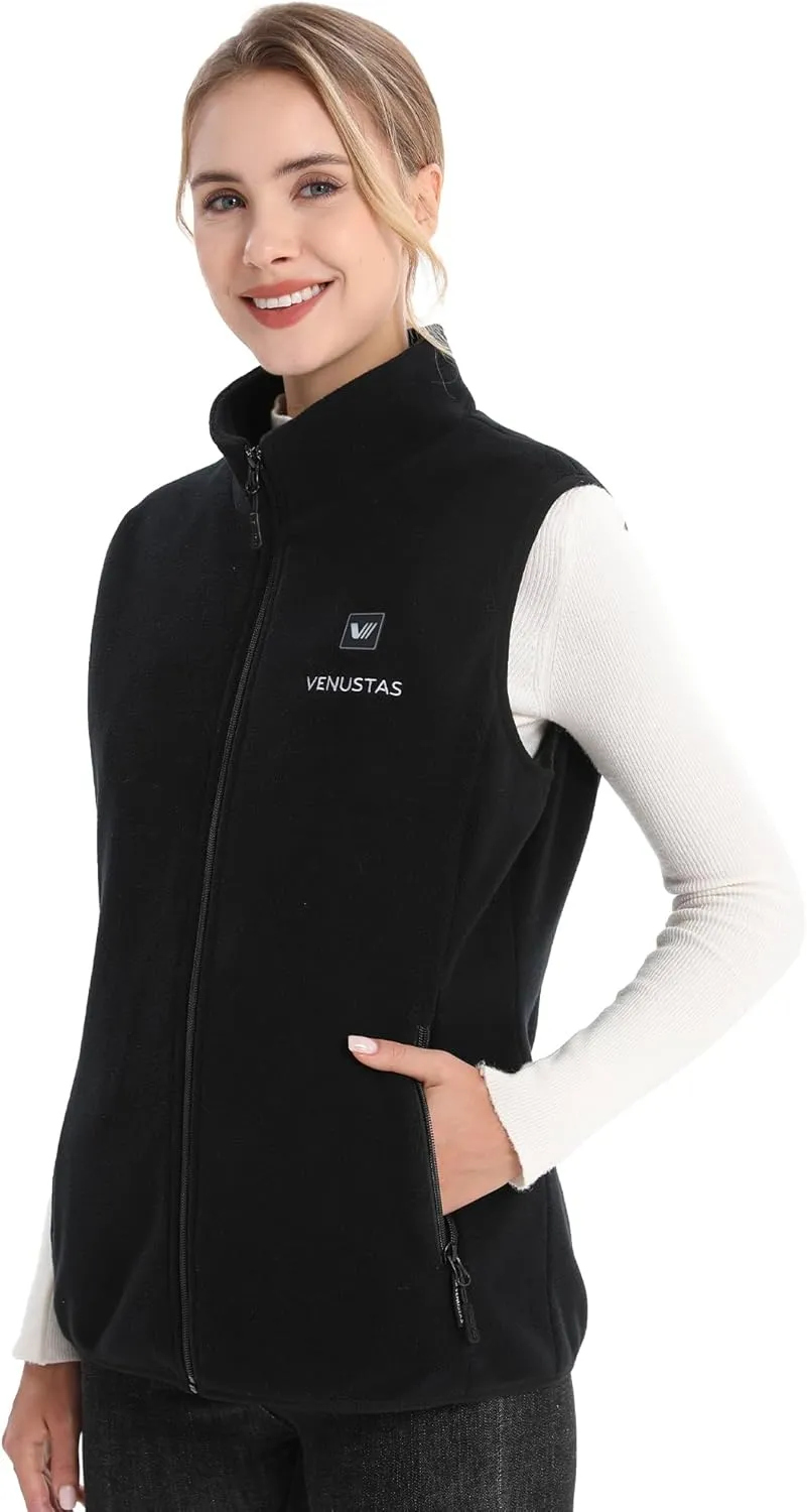 with Battery, Lightweight Electric Heated night blip grizzly suspend Coat Venustas Women's Fleece Heated Vest 