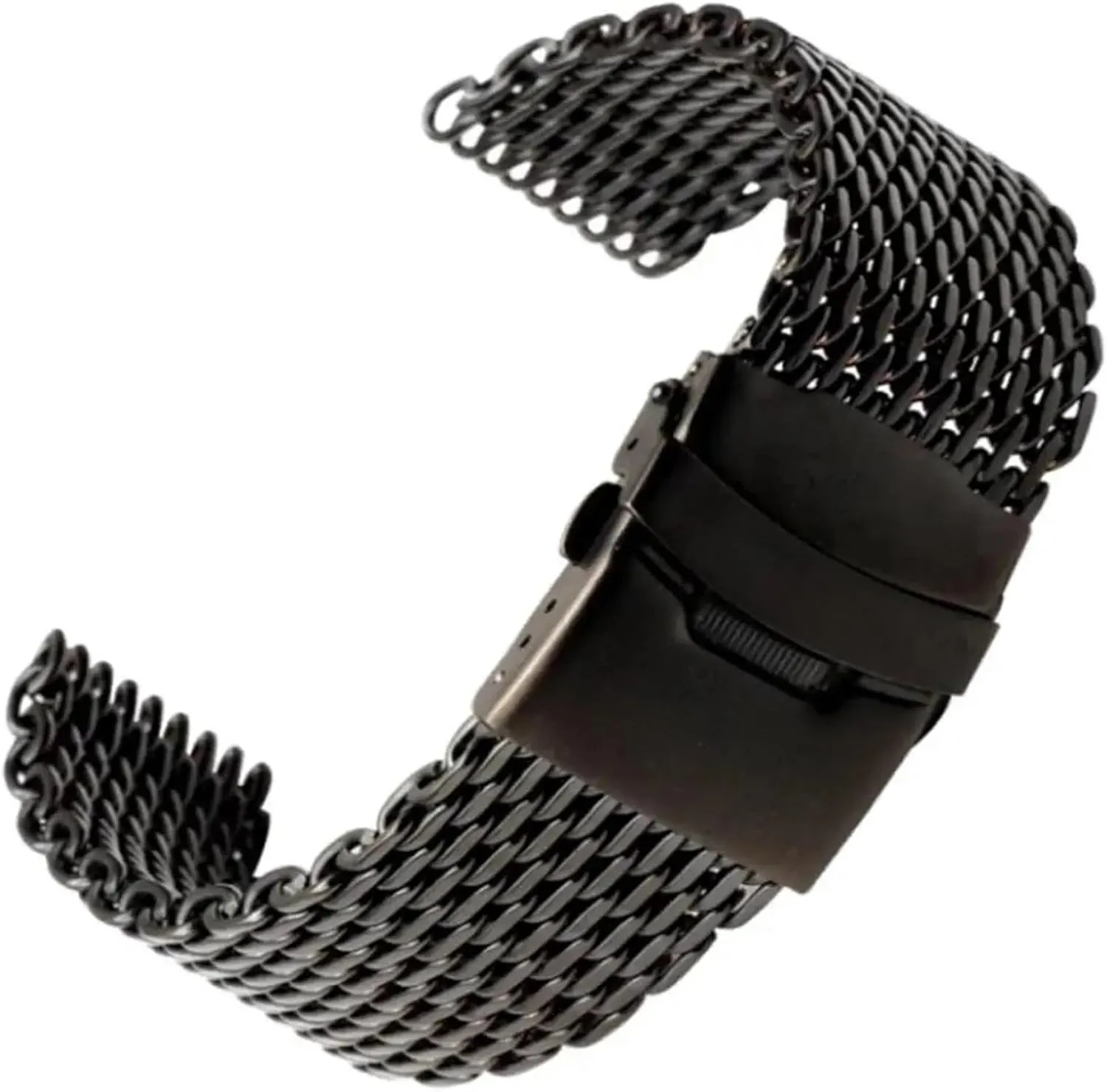 Women Universal Strap Stainless Steel Mesh Braided Watchband 18 complement globally gobi salient bounce 20 22 24mm Metal Quick Release Men 