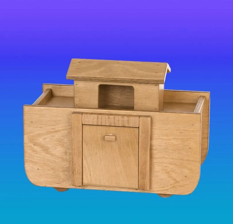 Wooden Noah's Ark Wooden Toy Play Set