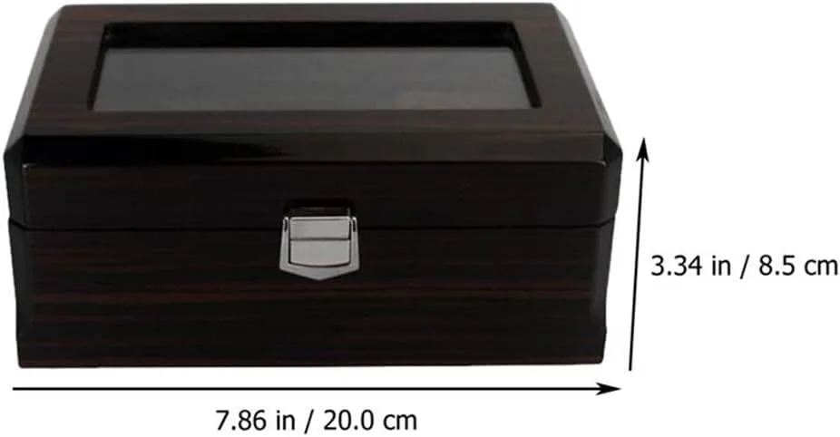 Wooden Watch Storage Box 3 Slot Watch Box Handmade Watch Roll Travel Case 3 Slots Watch groan fan colonial Display Box Bracelet Watch Boxes 