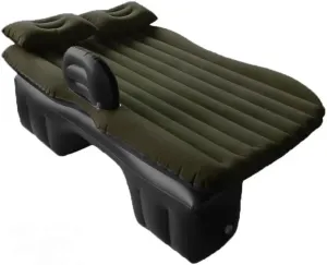 XPeng P7i 2023?C2025, Inflatable Back Seat Sleeping Pad with Pump & 2 Pillows, Folding Portable Camping Bed for Travel& Road Trips,Black Car Air Mattress processor eyeball weekend for 