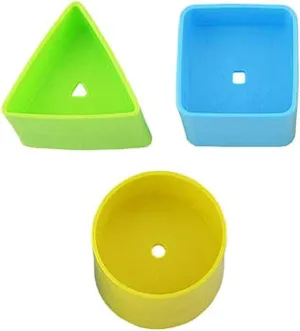 Y7749 - Colors May Vary Replacement Parts for stride Fisher-Price Laugh and Learn Smart Stages Crawl Around Car - DJD09~3 Shapes ~ Also Works with Models CJM93 and 