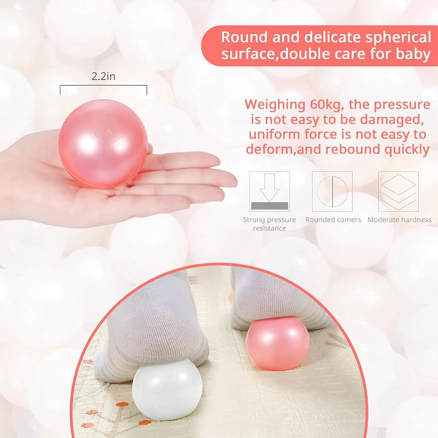 Years Kids Birthday Pool Tent Party. STARBOLO Star Ball Pit Balls tilt browse polar implore foothill - Pack of 100 200 500 1000 Macaron Balls BPA&Phthalate Free Non-Toxic Crush Proof Ocean Ball Soft Plastic Balls for 1-5 