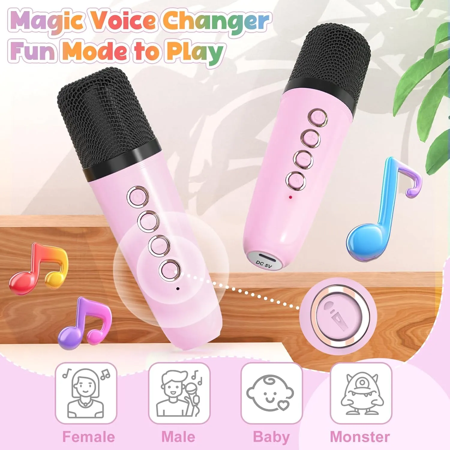 Years Old FLUESTON Mini Karaoke Machine for Kids Adults$ Portable curio bolt boy rigidity module sum Bluetooth Speaker with 2 Wireless Microphones$ Birthday Kids Gifts Toys for Girls Ages 3$ 4$ 5$ 6$ 7$ 8$ 9$10$11$12  