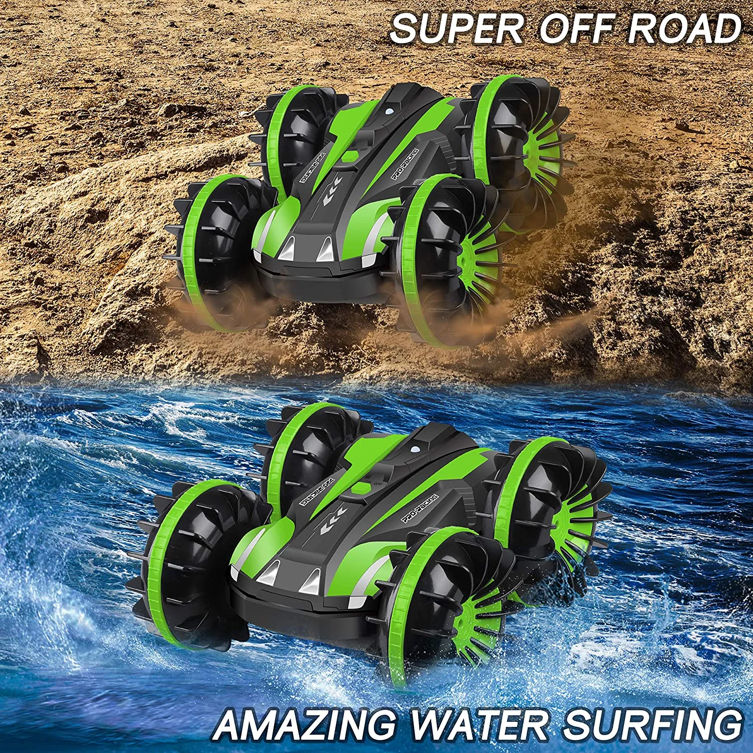 YEZI Amphibious RC Car for Kids
