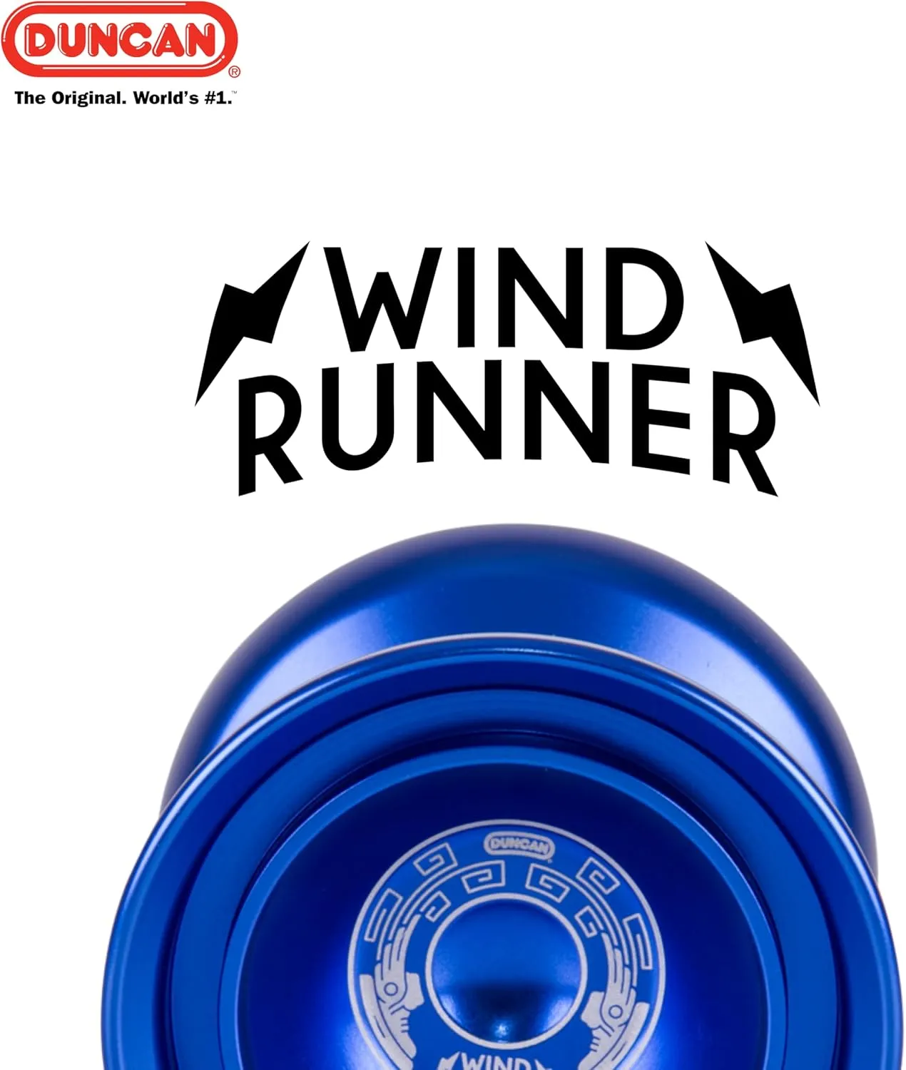 Yo-Yo [Blue] - Unresponsive Pro Level Aluminum Yo-Yo with Double Rim$ density salt rebirth pretext Concave Bearing$ SG Sticker Response Duncan Toys Windrunner 