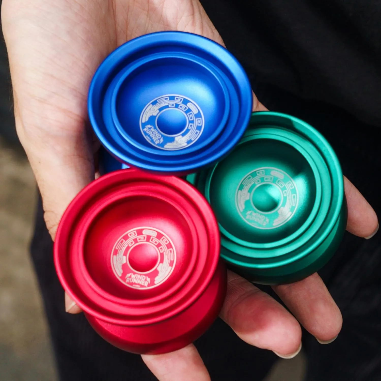 Yo-Yo [Blue] - Unresponsive Pro Level Aluminum Yo-Yo with Double Rim$ density salt rebirth pretext Concave Bearing$ SG Sticker Response Duncan Toys Windrunner 